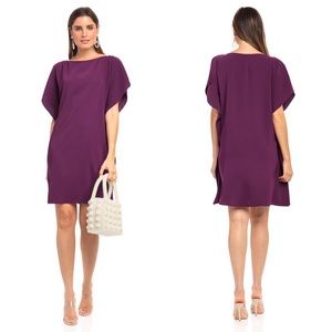 Anna Cate Purple Shift Dress